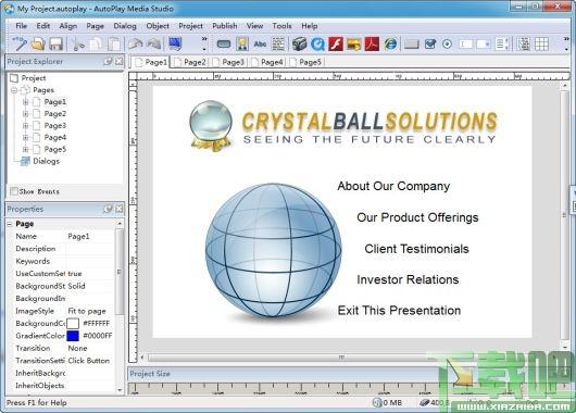 AutoPlay Media Studio,制作光盘播放菜单