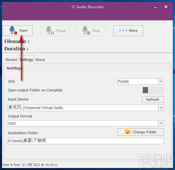 ST Audio Recorder,音频录制工具,音频录制
